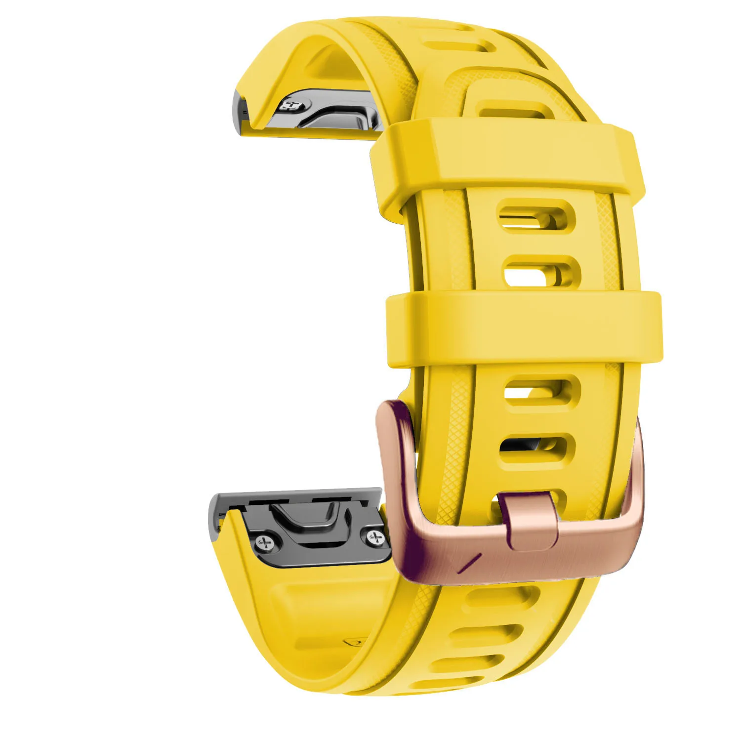 20mm Silicone QuickFit Replacement Watch Strap - Premium Adjustable Bracelet Band