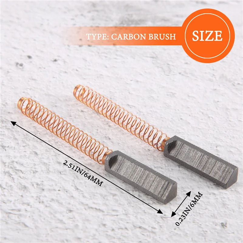 W10380496 Robot Da Cucina Spazzola Motore In Carbonio Per Miscelatori Whirlpool E Kitchenaid Spazzola Motore Nuovo Ap5178083,Ps3495098, Confezione Da 