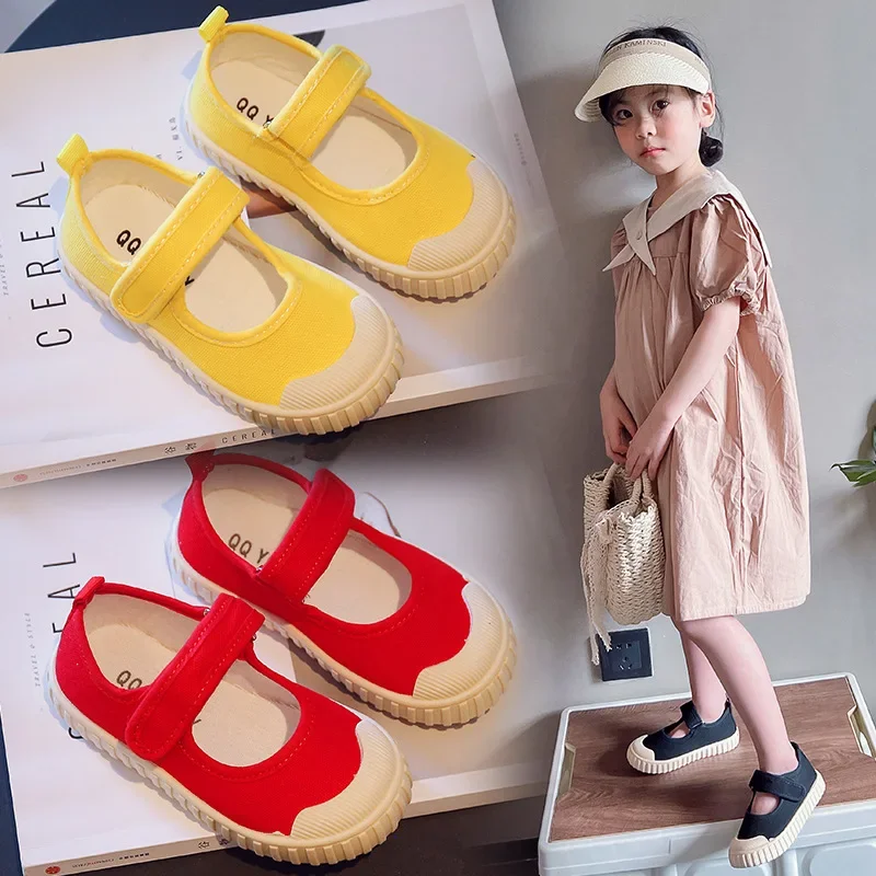 Baby Shoe Baby Girl Canvas Shoe Solid Color Biscuit Shoes Casual Shoe Student Shoes Sneaker for Boy Kid TenisDe Mujer Zapatillas 2