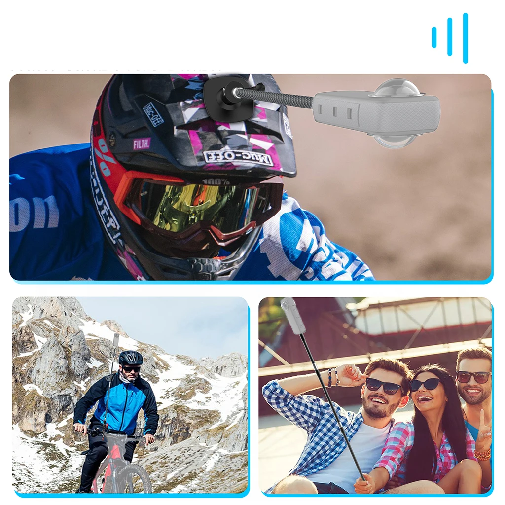 Sports Camera Selfie Stick Selfie Stick Tripod Cell Phone Selfie Stick Smartphone Selfie Stick Selfie Stick Phone Selfie Tripod Camera Arm Mount Extension Rod 1/4 Tripod For GoPro 12 insta360 Action