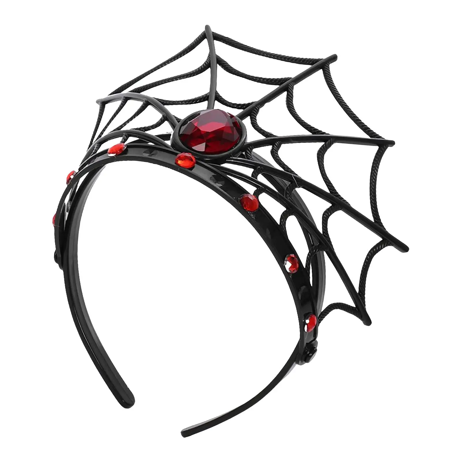 Pająk Na Halloween Opaska Pajęczyna Obręcz Do Włosów Na Imprezę Cosplay Ozdoba Na Głowę Z Kryształkami Do Włosów Do Do Odgrywania Ról Występów
