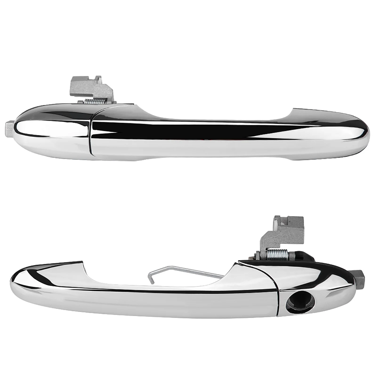 Car Exterior Door Handle Chrome Left Hand Drive Exterior Outer Door Handle 68069943AC for Fiat 500 2012-door handle set door handle