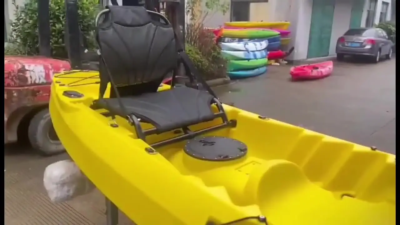 НОВЫЙ модульный каяк 2025 года 9 5 футов рыболовный с педальным плавником супер