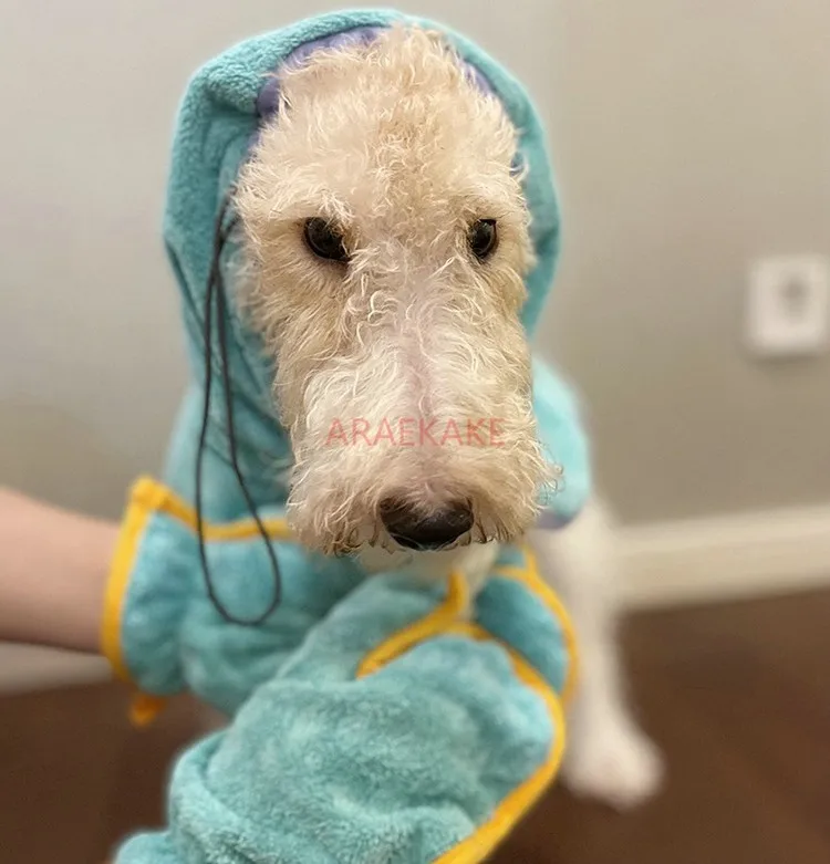 Pet bathrobe, super absorbent, high aesthetic value, quick drying, absorbent towel, super drying, special for dogs, cats,