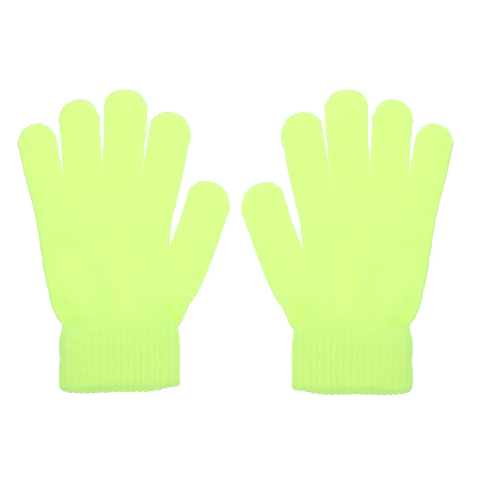 

4 Pairs Biking Gloves for Men Knitted Fluorescent Fishing Accessories Winter Accessory Outdoor Work Acrylic