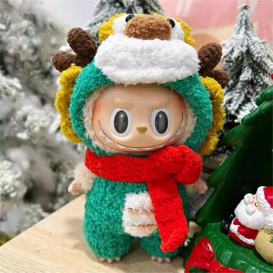 thumbnail image 1 of Ropa de bebé Labubu hecha a mano de lana Mokoko 17 cm Michimini Stellalou Chip 'N' Dale Bear Duffy Linabell 15 cm Solo ropa Sin muñeca, 1 of 5