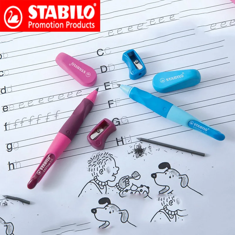 Stabilo Easyego 기계식 연필, 전문 왼손 오른손 잡기 자동 연필, 1.4mm 연필 리드, 1 박스 리드 선물