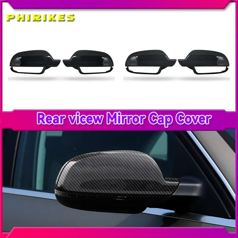 

ABS material Carbon appearance Mirror Cover Rearview Side Mirror Cap S Line For Audi A3 8P A4 A5 B8.5 2008-2009 B8.5 2011-2016