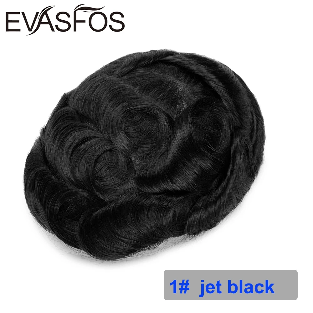 Thin Skin 0.03mm Natural Hair Men Toupee Human Hair Men Wig Replacement Systems Piece Protesis Capilar Hombre Male Wig Human Hair Toupee