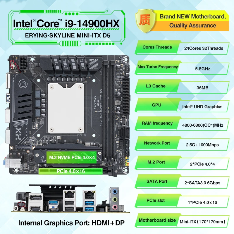 ERYING Mini ITX インターポーザーキット 14900HX/14700HX/14500HX