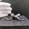 Fine Asian Copper casting Young Girl Art Ornaments Statue exquisite handicrafts 2