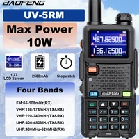 Baofeng UV 5RM Air Band Long Range Walkie Talkie Wirless Copy Frequency Tri Power Type-C NOAA 999 Channel Upgraded UV5R 1