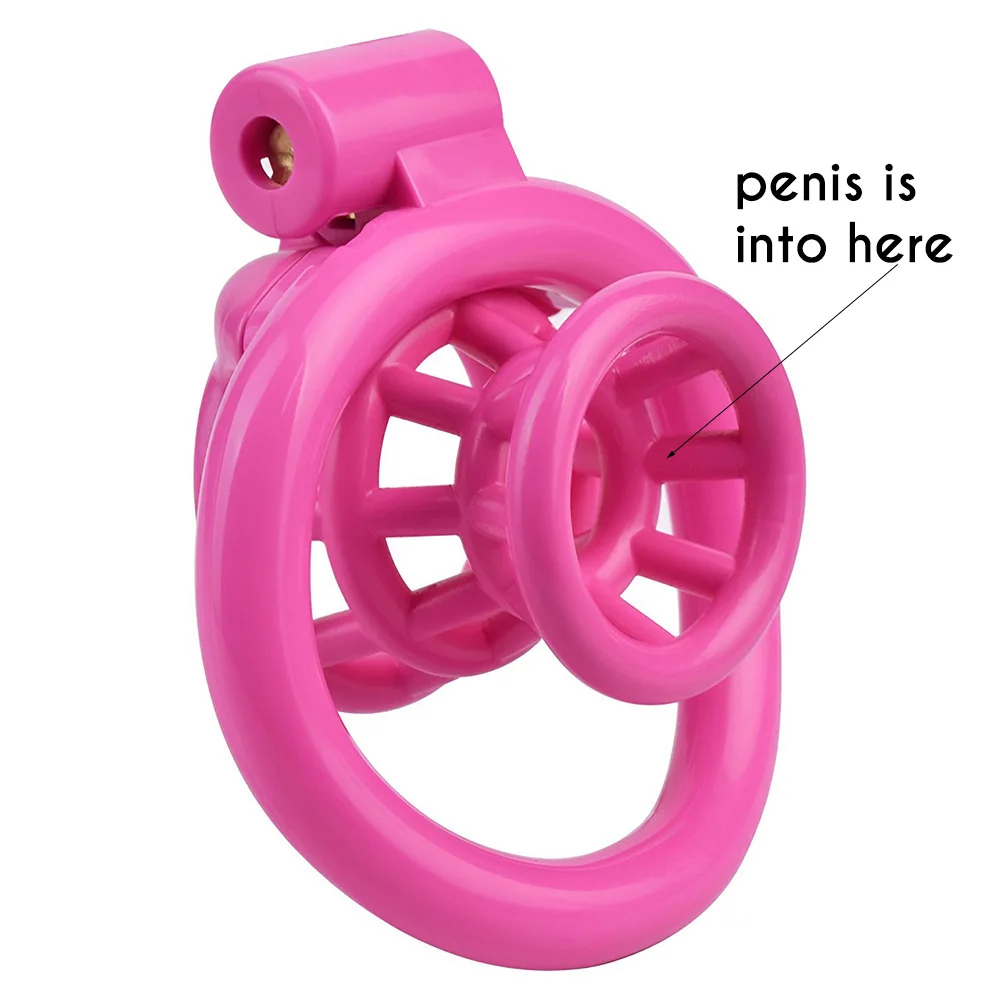 BDSM Inverted Chastity Cage for Man Sissies Anti-Cheating Cock Lock 4 Penis Ring Adult Toy Games Erotic Sex Products