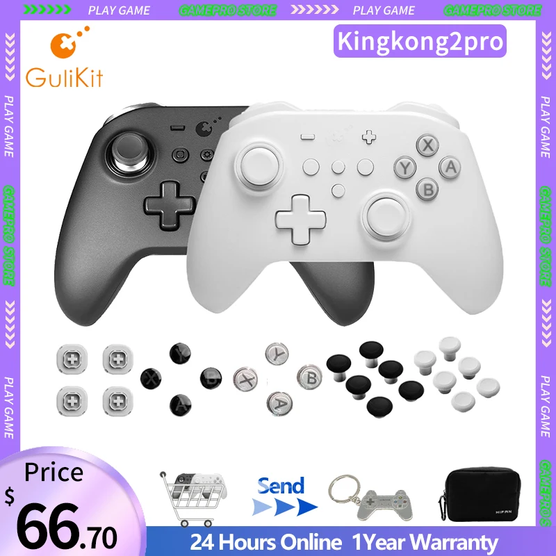 

Gulikit kingkong 2 Pro Controller For MacOS Windows iOS Android Somatosensory Gamepad Kingkong2 Support Nintendo Switch Wake-up