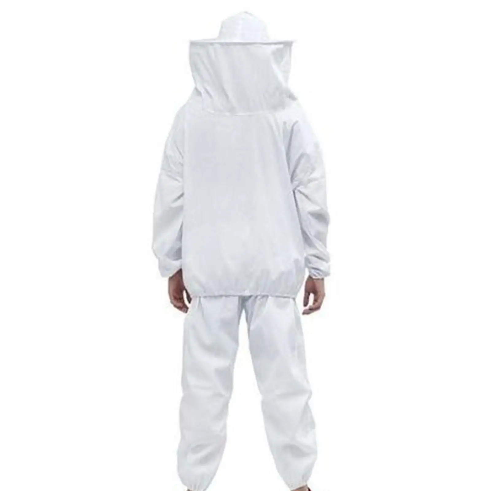 Beekeeping Suit for Beekeeper with and Pants Breathable White Woman Man