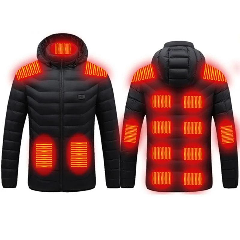 

15 Areas USB Electric Heating ded Vest Smart Heated Vest Jackets Winter Thermostatic Thermal Warmer Jacket Outdoor