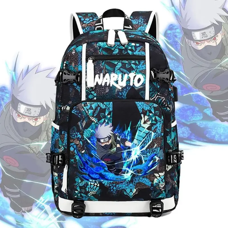 

Anime Naruto Schoolbag Primary School Students Junior Large Capacity Handsome Male Backpack Birthday Gift for Girls Kids Boys