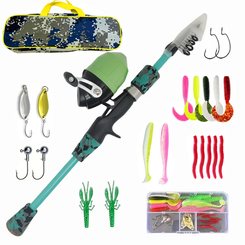 Ultra-Light Lure Rod & Casting Reel Fishing Set for Beginners 1