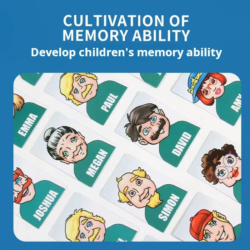 Guess Who I Am Board Game Parent-child Interaction Toy Logical Reasoning CHILDREN'S Puzzle Guess Me You My Character Chessboard 4