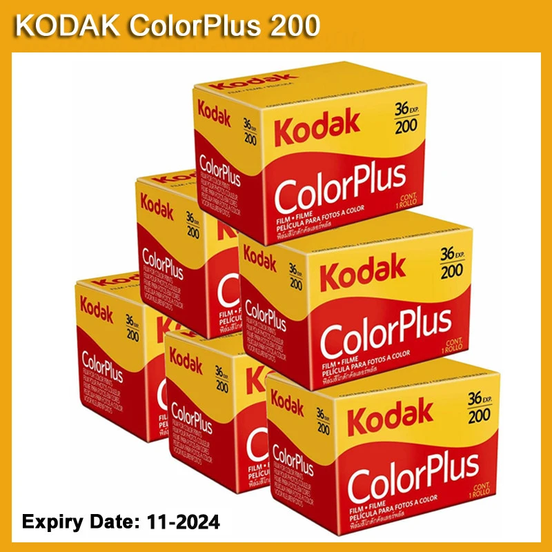 1-10 Rolls KODAK Film Photo Paper ColorPlus 200 36 Exposure35mm New Films of Kodak Photo Paper Camera(Expiration Date: 2025)