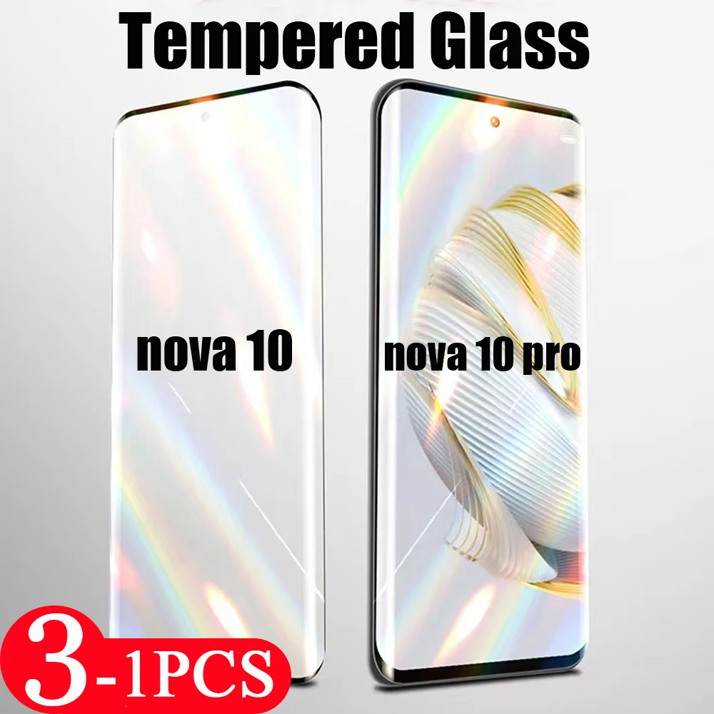 

Закаленное стекло 9D для Huawei nova 10 9 8 7 pro 10z 8i SE, Защитная пленка для экрана смартфона, 3/2/1 шт.