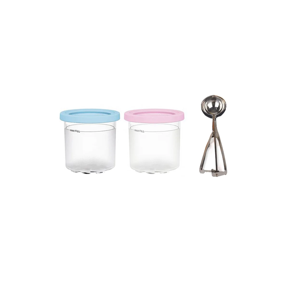 

2Pack for Ninja XSKPLID2CD, Compatible With for NC299AMZ and NC300S Series Cream Ice Cream Makers1 Pint C