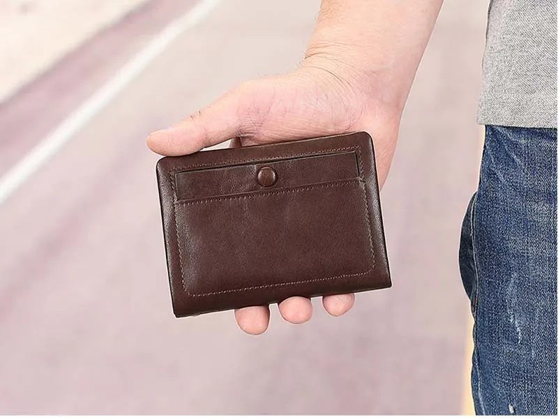 Soft Genuine Leather Male Short Coin Purse Hasp Design Wallet Cow Leather Zipper Clutch Wallets Mens Wallets 5 Sd12e96ca202d4d15946667c6b328ead8s