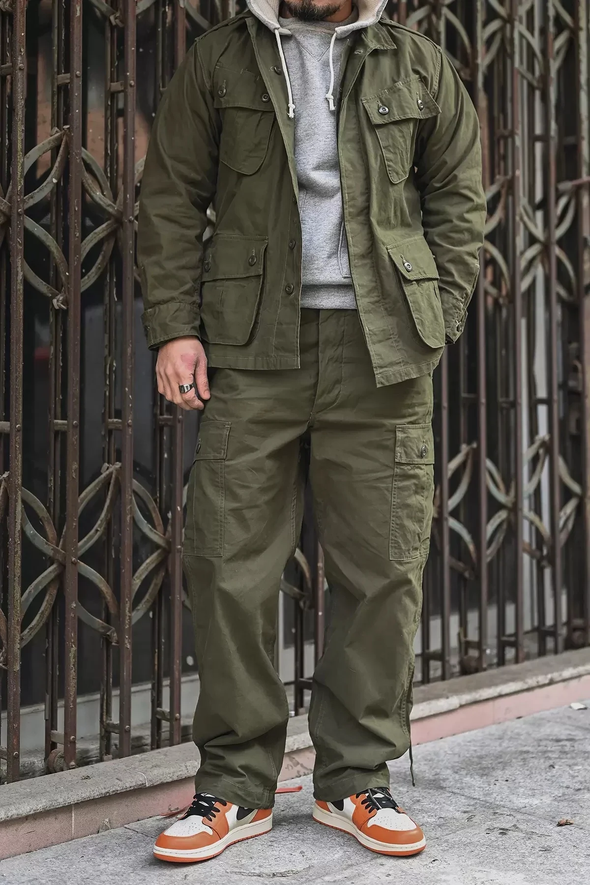 Non Stock Army 1963 Pattern TCU Jungle Fatigue Jacket Men's Long Sleeved Jac-Shirt 5