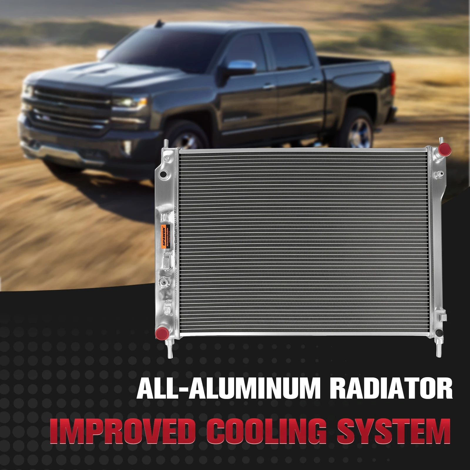 All Aluminum Radiator Cooling Radiator for Chevrolet Captiva Sport 2008-2015