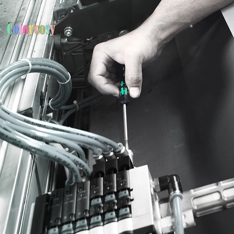 Wera 2035 Kraftform 마이크로 슬롯 정밀 스크루 드라이버, 전기기사, 광학기사, 정밀 기계, IT 하드웨어 피팅