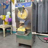 Hard Ice Cream Maker Machine ZY-38-1 Commercial Production Equipment Milk Tea Shop Automatic Bean Ball 60L/H Stall Buffet 1