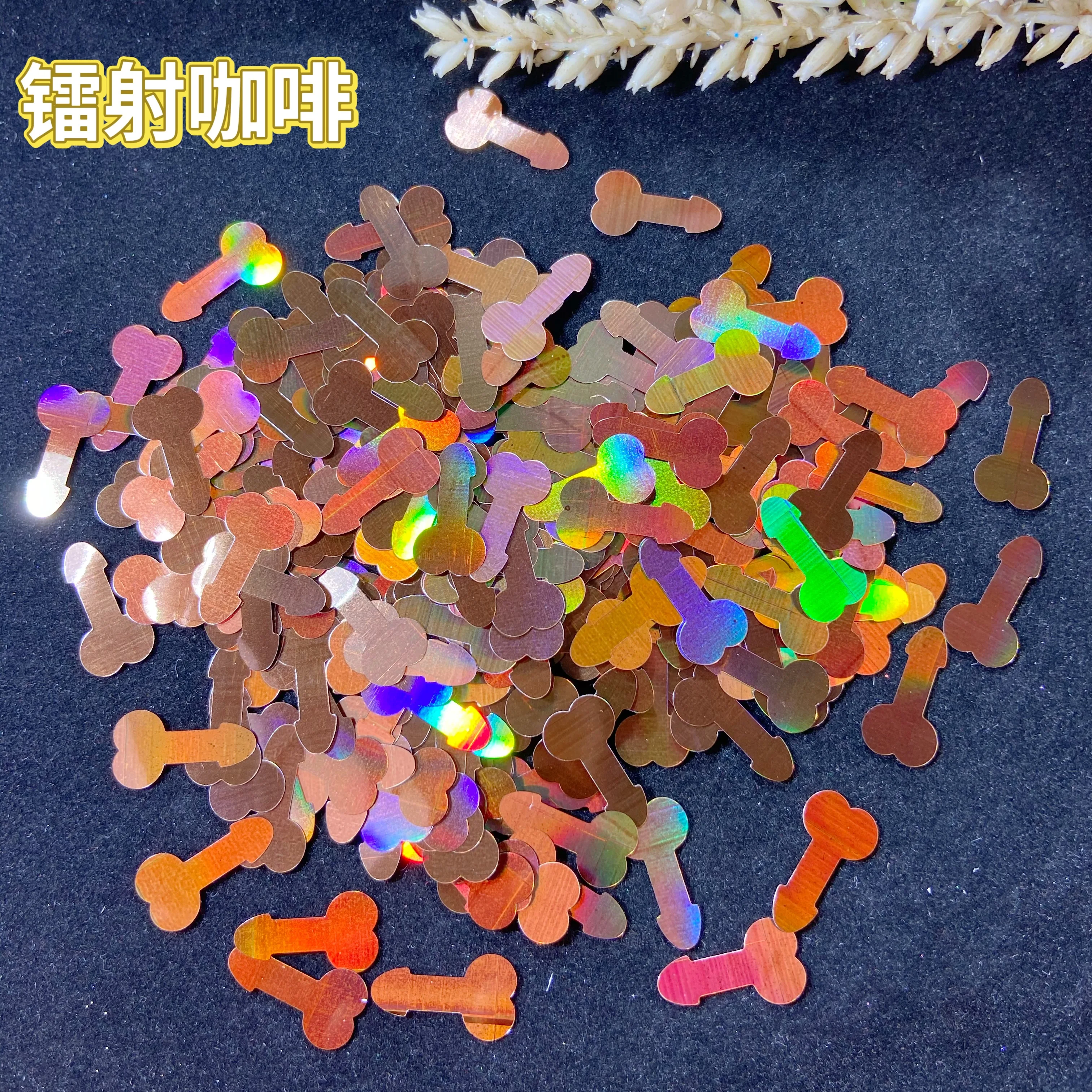 KXY PrettyG 10g Penis Dicks Shape Glitter for Resin DIY Making Body Art Craft Makeup Decoration Accessories nail glitter nail decoration body glitter