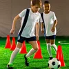 5Pcs 23CM Football Training Cones 9Inch Soccer Sign Bucket Barrier Kids Adults Springback Marking Cup Symbol Sports Accessories 5