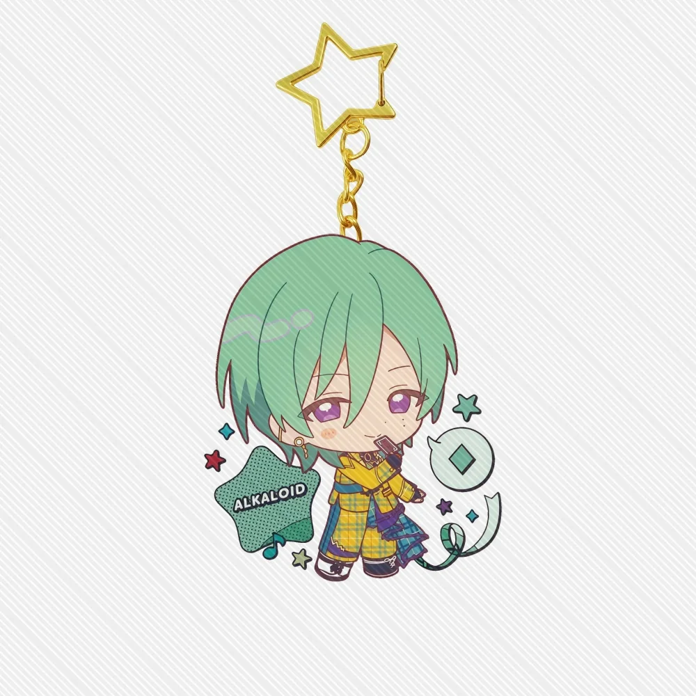 6CM Game Ensemble Stars!! Acrylic Stand Keychain Model Desk Decor Cosplay Characters Ornament Accessories Good Christmas Gifts