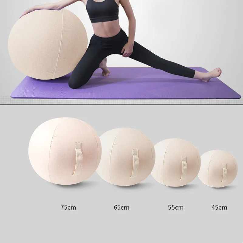 Description Picture 3 of itemYoga Ball Cover Pilates Sitting Ball Dustproof Protector Slipcover Yoga Ball Protective Cover Gym Workout Balance Ball Cover