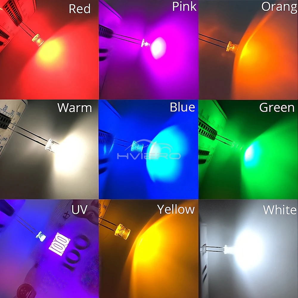 รูปสินค้า โคมไฟ LED 5 สี 5 มม. ขนาดเล็ก น่ารัก ประหยัดไฟ