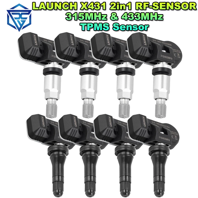 Lancio X431 2 In 1 Rf-Sensor 315Mhz E 433Mhz Sensore Tpms Strumenti Di Riparazione Pneumatici Scanner Sensori Di Pressione Dei Pneumatici Tester Progr