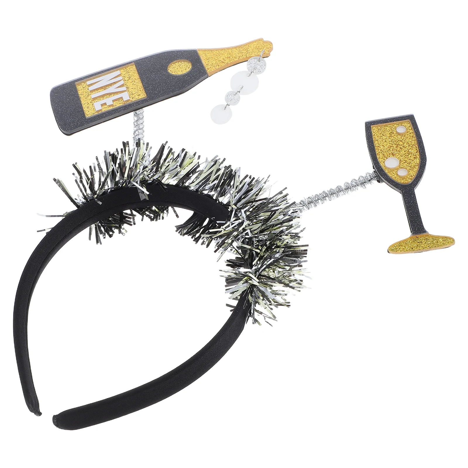 Bottle Shaped Hair Accessories Unique Headbands Holiday Decorations Festive Hair Bands New Year Costumes Accessories