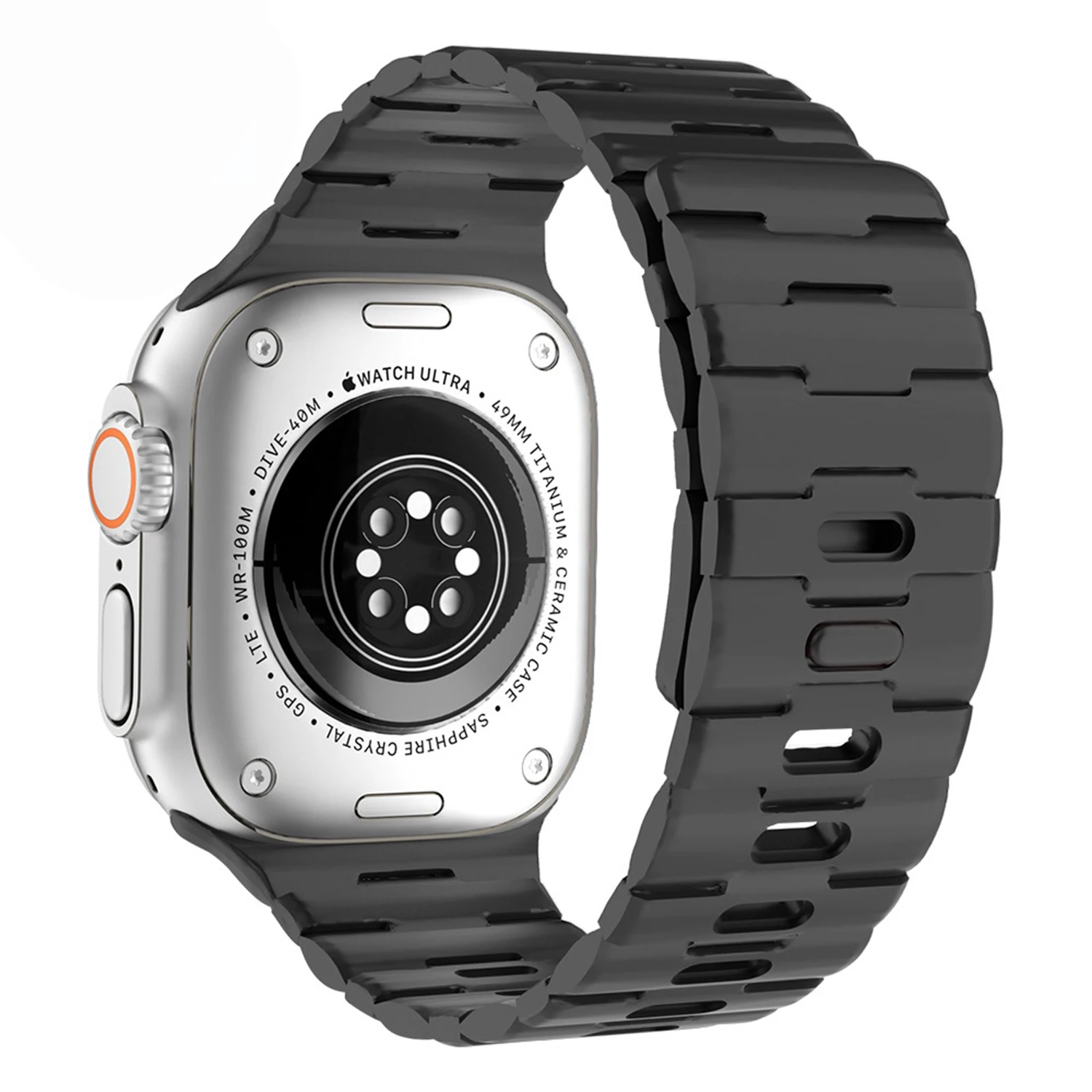 Magnetic Sport Silicone Bracelet iWatch Strap