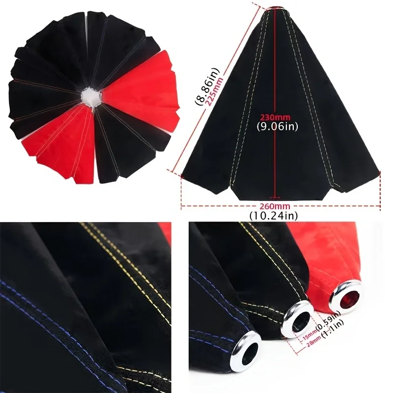 Universal Suede Gear Shift Boot Cover 2