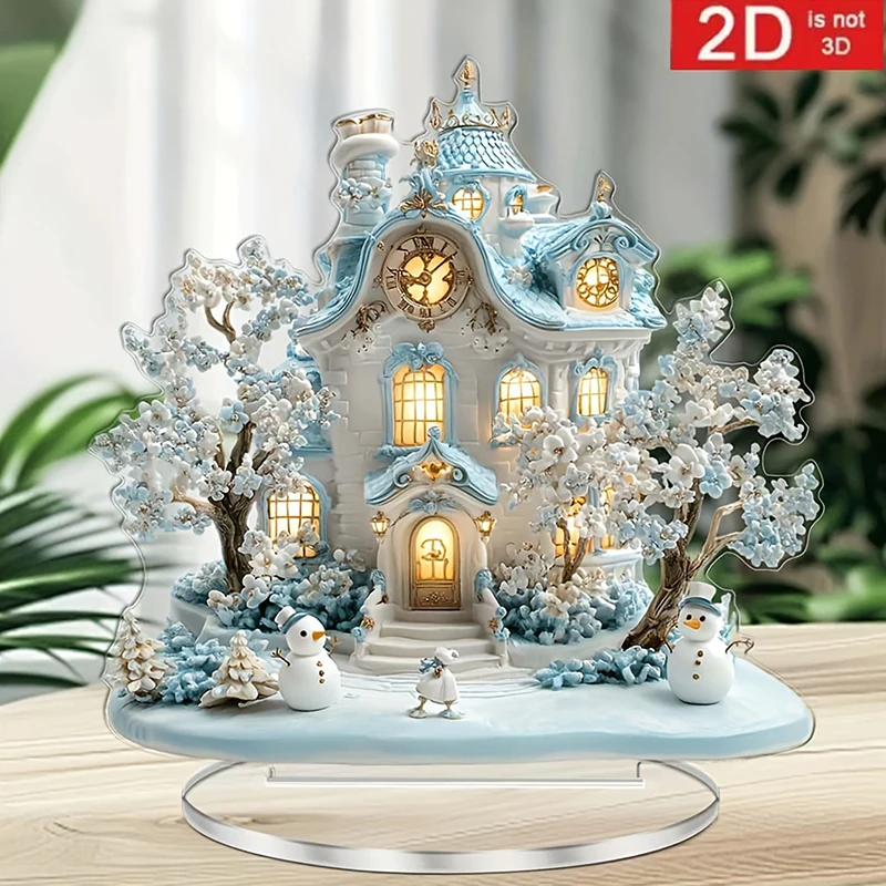 1 PCS Of Festival Decoration, Christmas Style, Multi-functional Desktop Decoration For Home,office Andbedroom, Unique Gift Idea