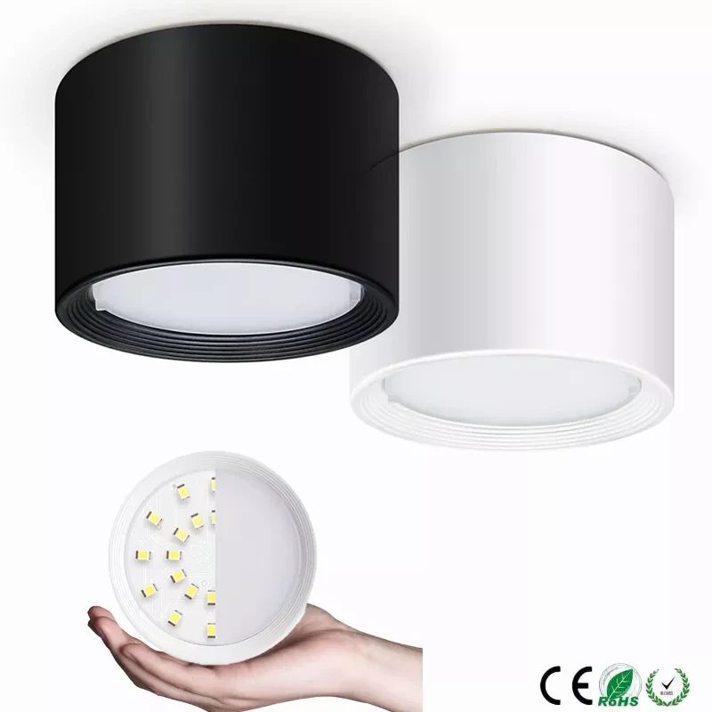 Surface Mounted 5W 7W 9W 12W 15W 18W 20W 24W LED downlight Ceiling Lamps led spot lights Ceiling Fixtures Lighting Indoor Light