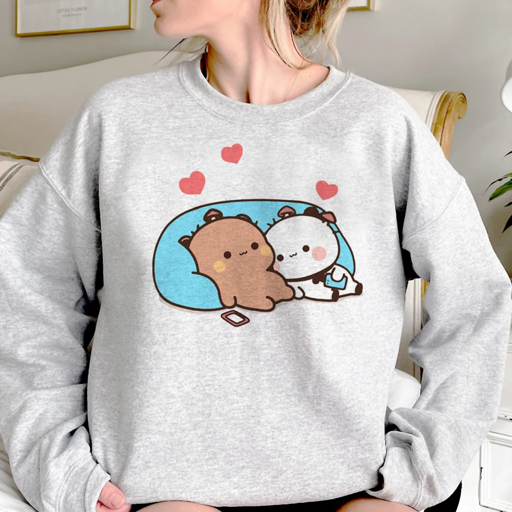 

Женские толстовки с капюшоном Bubu Dudu 2023, свитшоты с рисунком аниме, женский тренировочный костюм с аниме