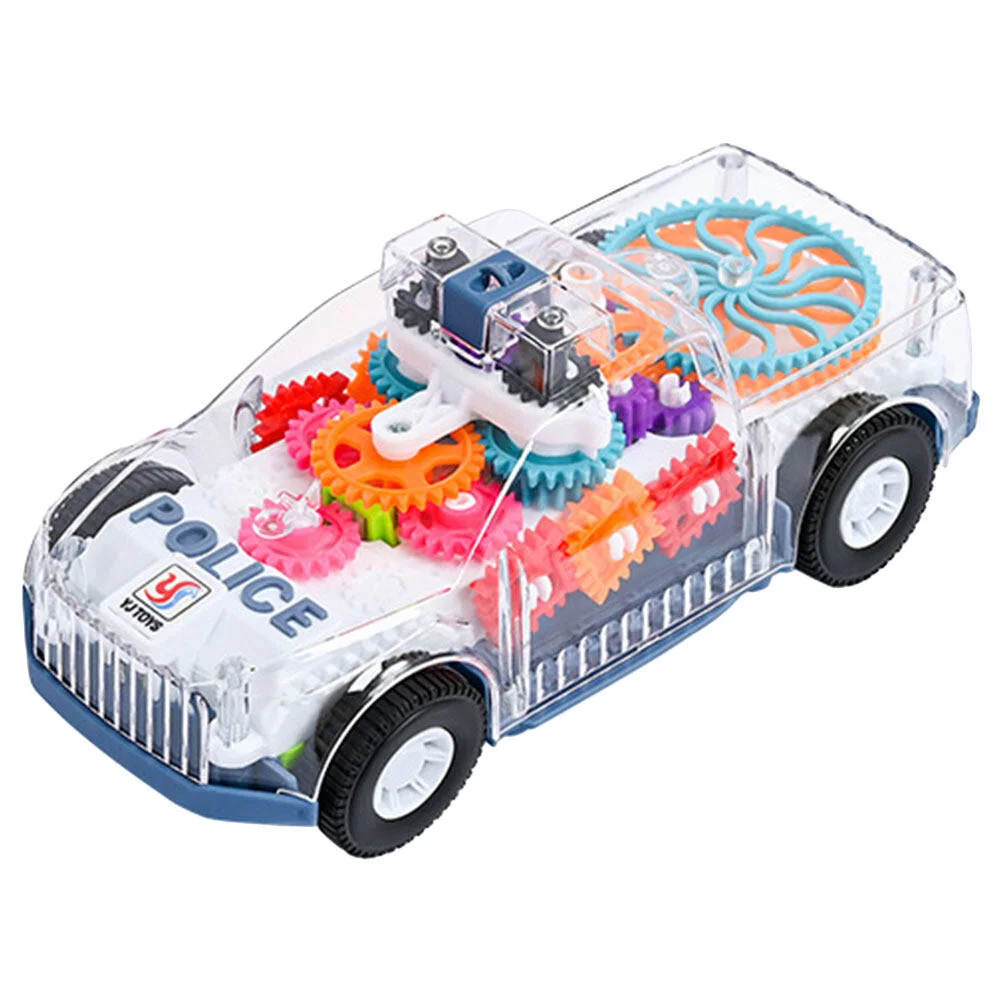

Electric Police Car Toy Vehicle Plaything Toys For Toddlers Small Kids Gears Toddler Music Cartoon Children Light