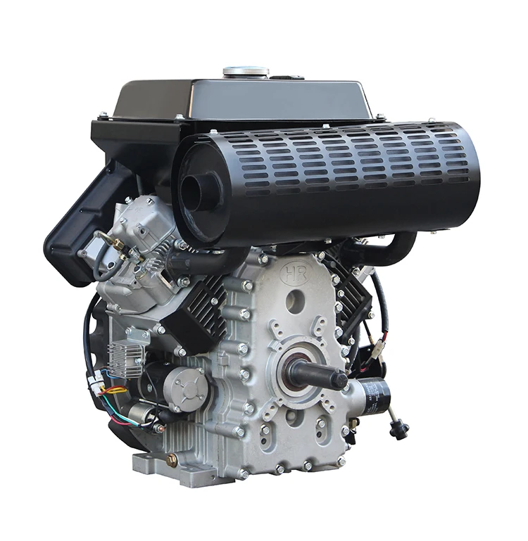 20hp 25hp 30hp keyway shaft 36.5mm V twin diesel engine 4 stroke air cooled 2 cylinder diesel engine