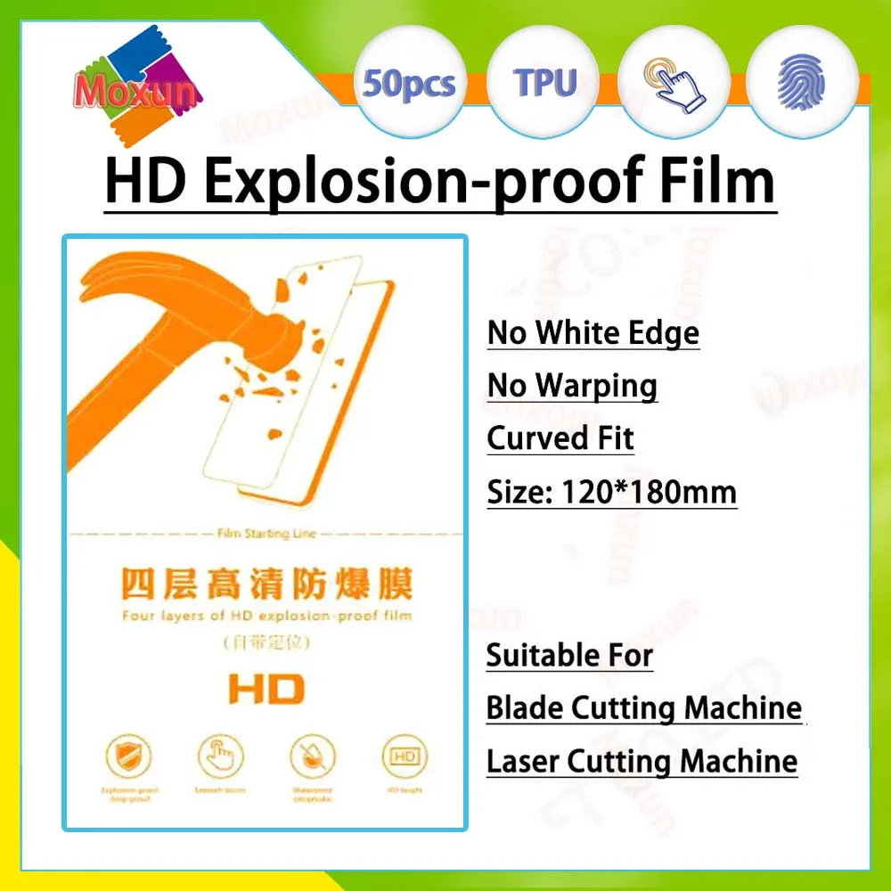 Hydrogel Film Hydrolic Sheet Cellphone Screen Protective Protect HD Matte for Hydrogel Plotter DIY Back Sticker Cutting Machine