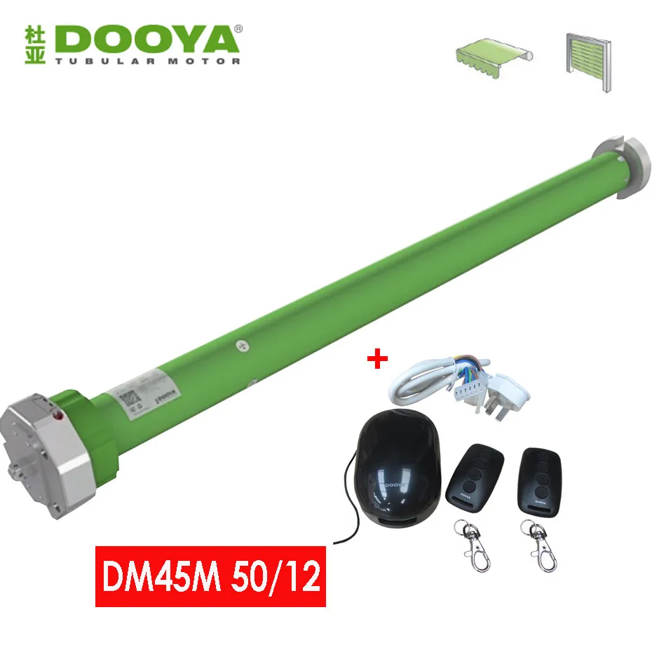 

Dooya DM45M 50/12 Tubular Motor+DC31 Control Kit,for Rolling Shutter Door/Awning,Manual Control+Rf433 Remote,for 80/114mm Tube