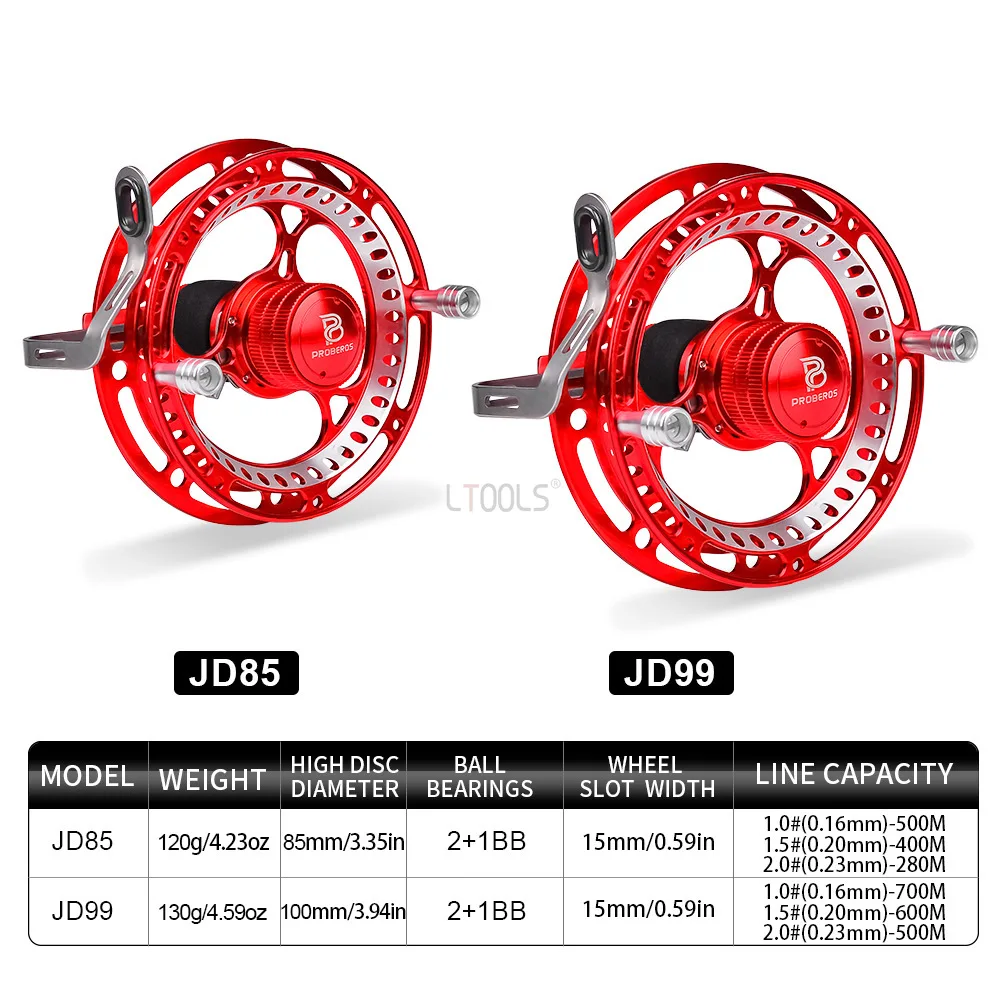 JD85/JD99 2+1BB Fly Fishing Wheel Ultra Light Grain Reel Aluminum Alloy  Body CNC Machine Left&Right Handle Reel Smoothly Pesca - AliExpress