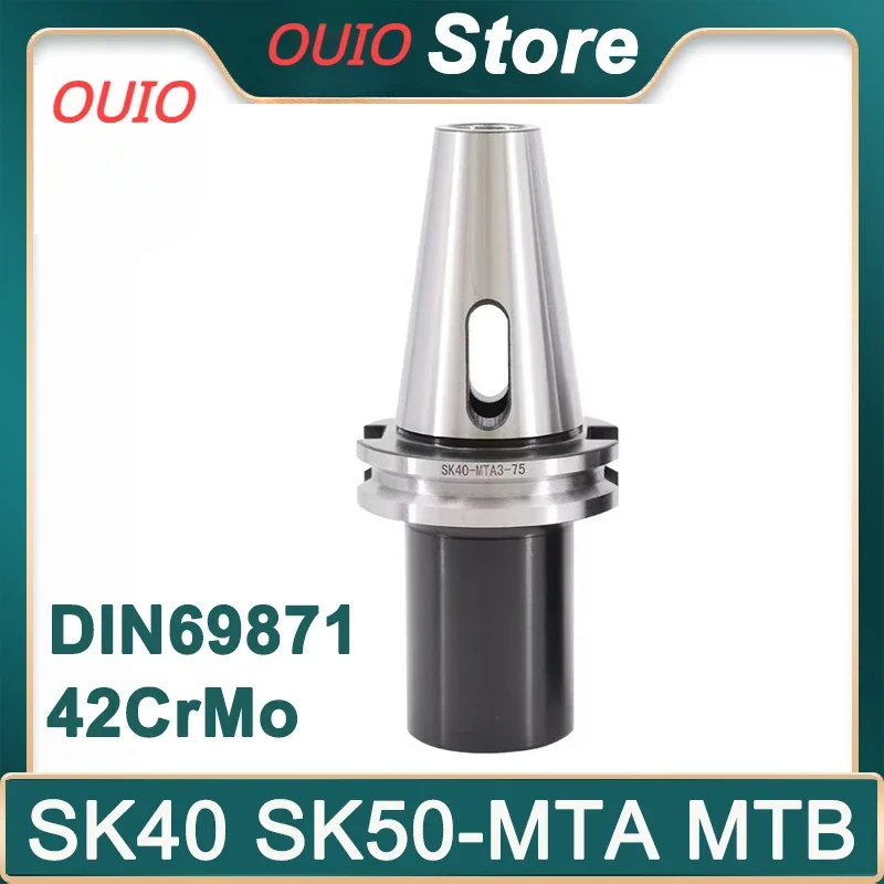 

OUIO SK40 SK50 DIN69871 MTA1 MTA2 MTA3 MTA4 MTB2 MTB3 MTB4 MTA MT Tool Holder Morse JT40 BT MT Morse Taper drill bit Tool Holder