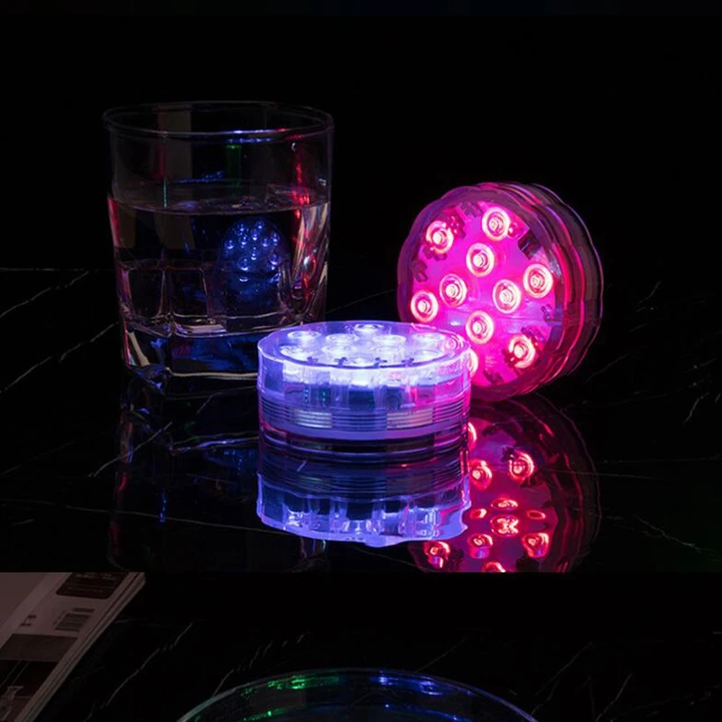 10 LED RGB hookah accessories hookah shisha LED light narguile chicha accessories festive party decoration with remote control 16 colors TSENG 0005, hookah accessories